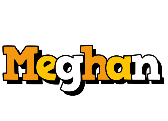 Meghan cartoon logo