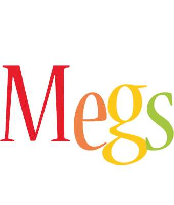 Megs birthday logo