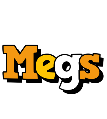 Megs cartoon logo