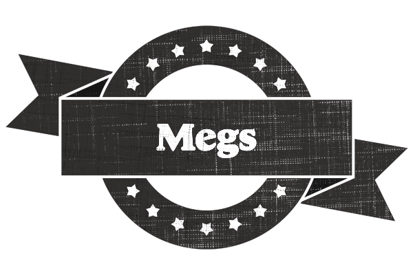 Megs grunge logo