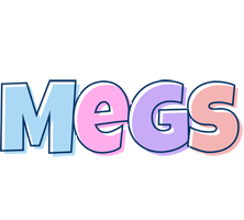 Megs pastel logo