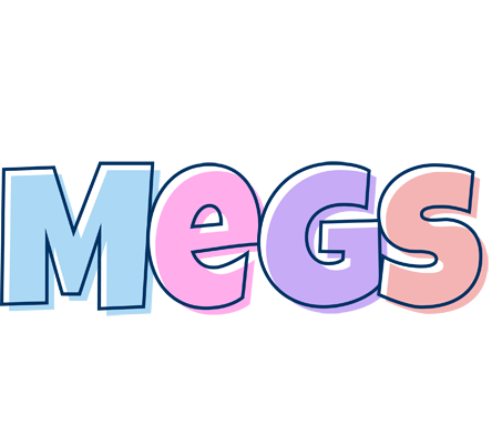 Megs pastel logo