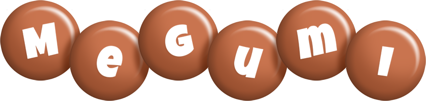 Megumi candy-brown logo