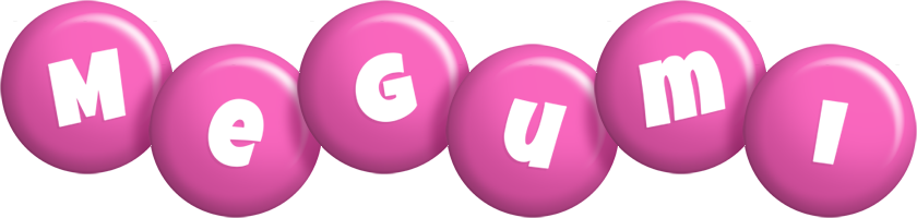 Megumi candy-pink logo