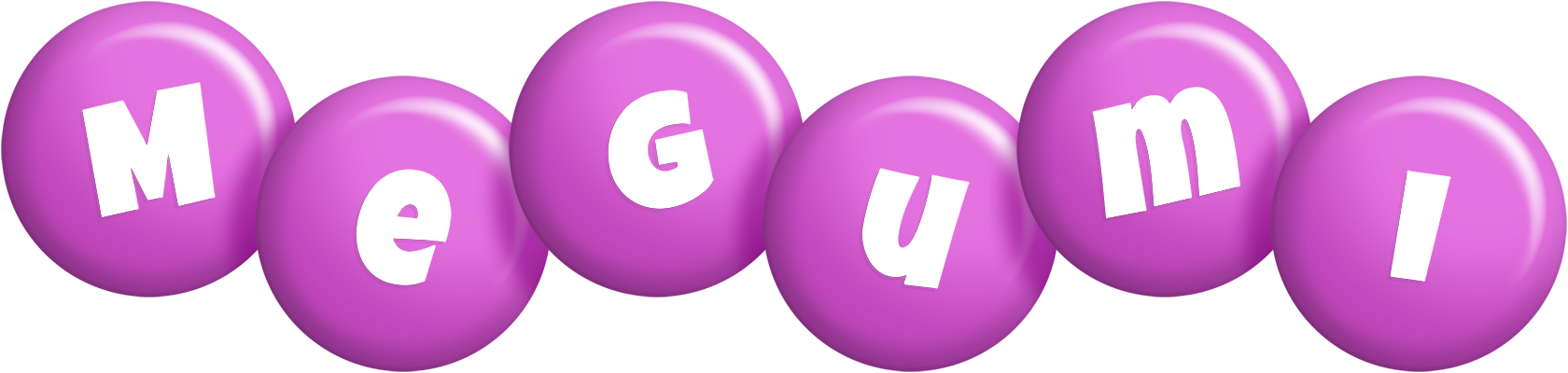 Megumi candy-purple logo