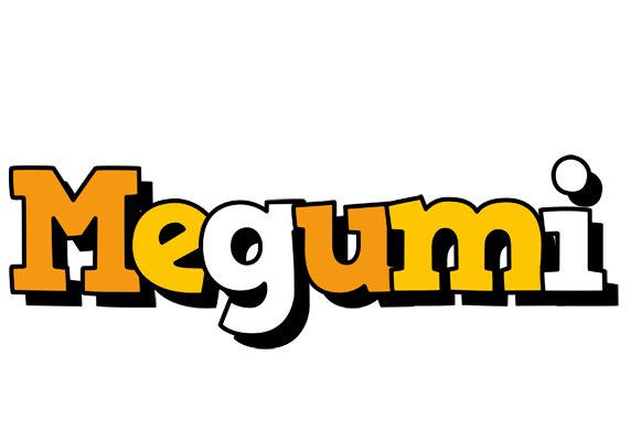 Megumi cartoon logo