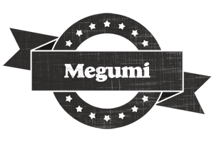 Megumi grunge logo