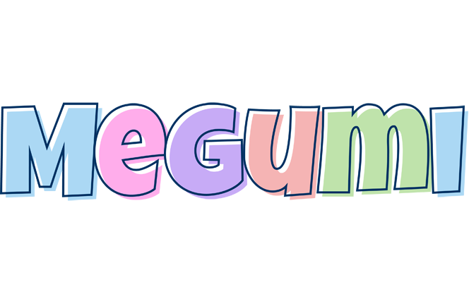 Megumi pastel logo
