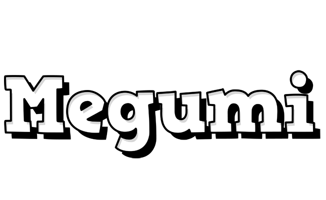 Megumi snowing logo