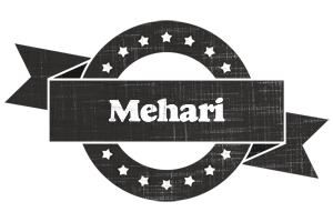 Mehari grunge logo