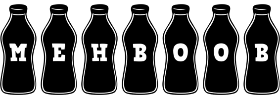 Mehboob bottle logo