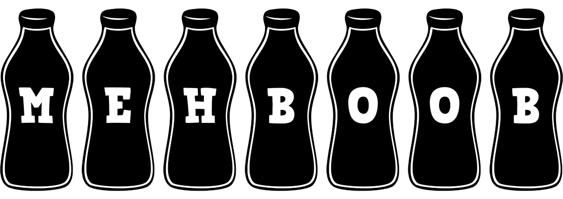 Mehboob bottle logo