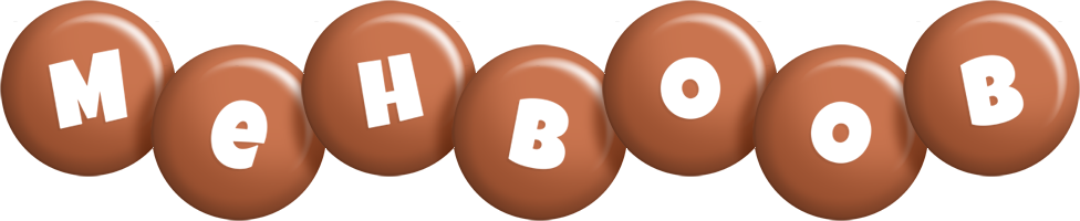 Mehboob candy-brown logo