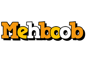 Mehboob cartoon logo