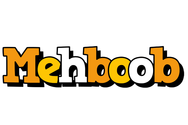 Mehboob cartoon logo