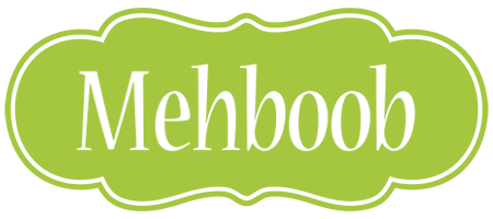 Mehboob family logo