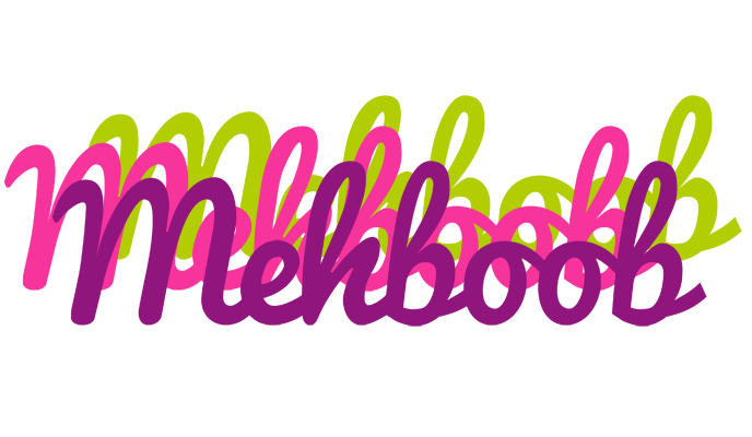 Mehboob flowers logo