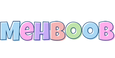 Mehboob pastel logo