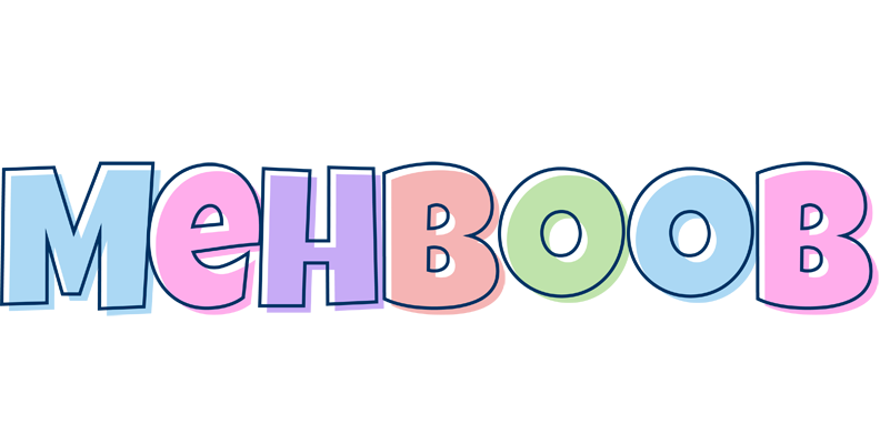 Mehboob pastel logo
