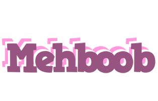 Mehboob relaxing logo