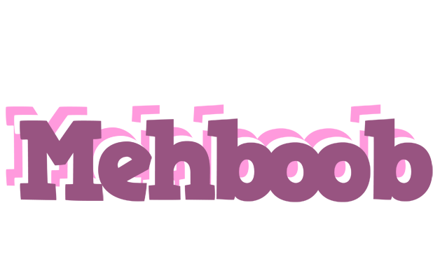 Mehboob relaxing logo