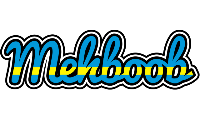 Mehboob sweden logo
