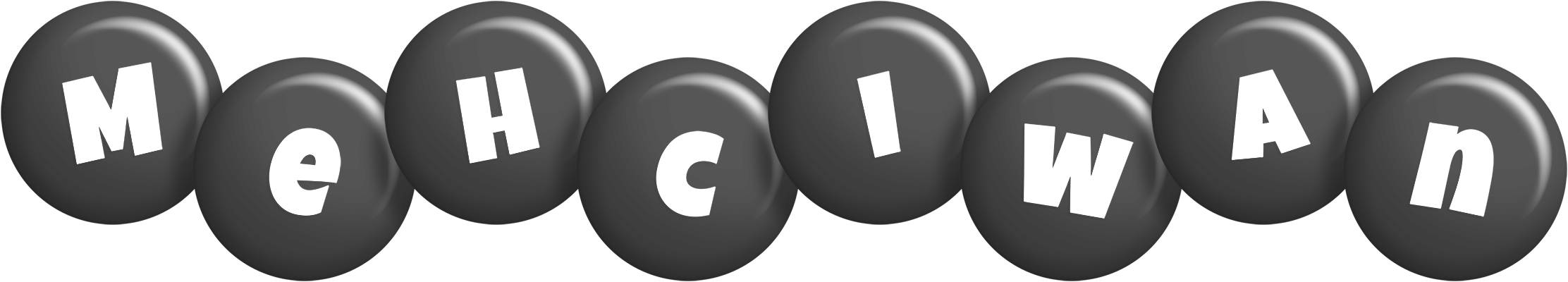 Mehciwan candy-black logo