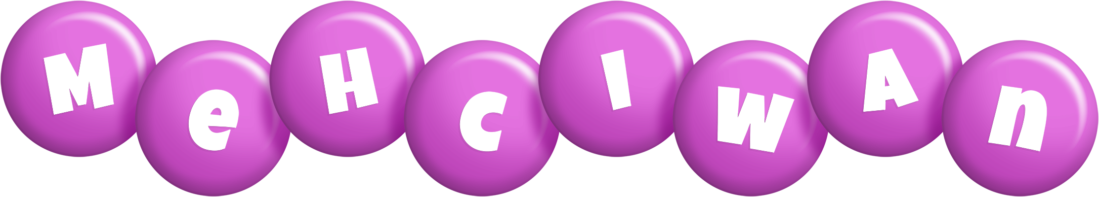 Mehciwan candy-purple logo