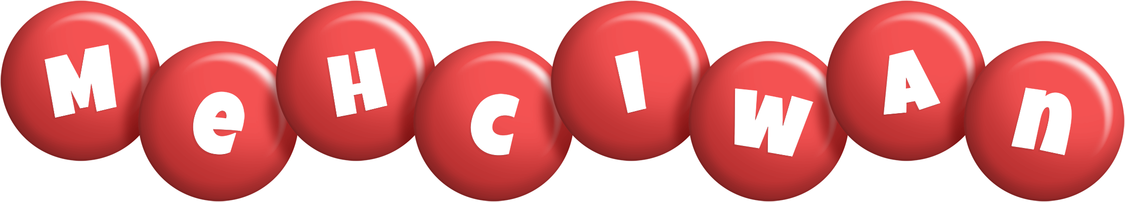 Mehciwan candy-red logo