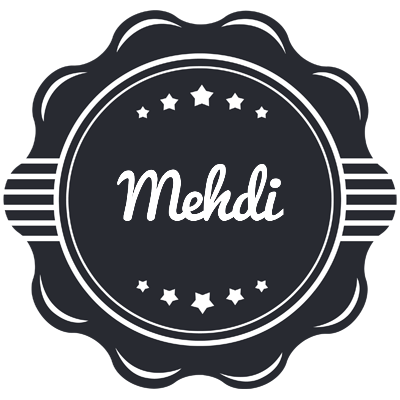Mehdi badge logo