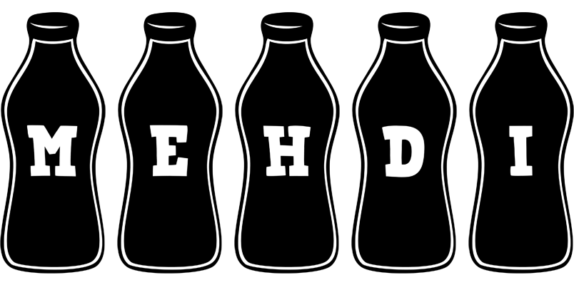 Mehdi bottle logo