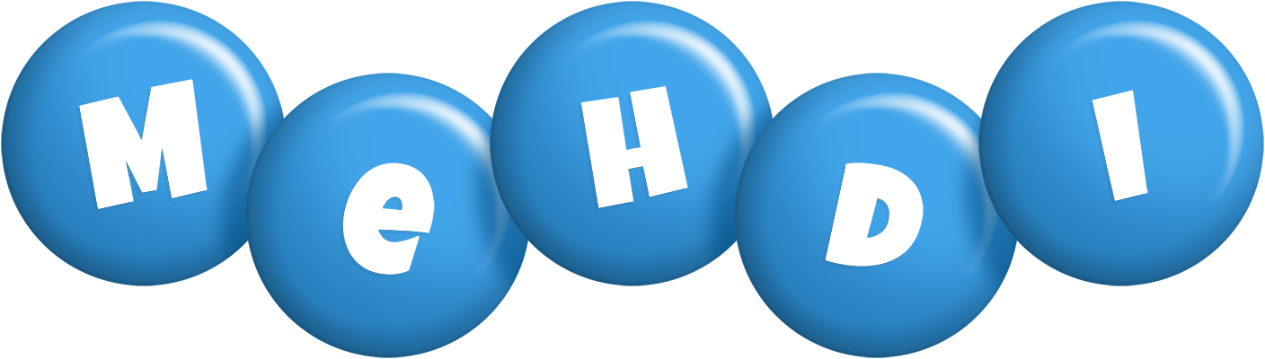 Mehdi candy-blue logo