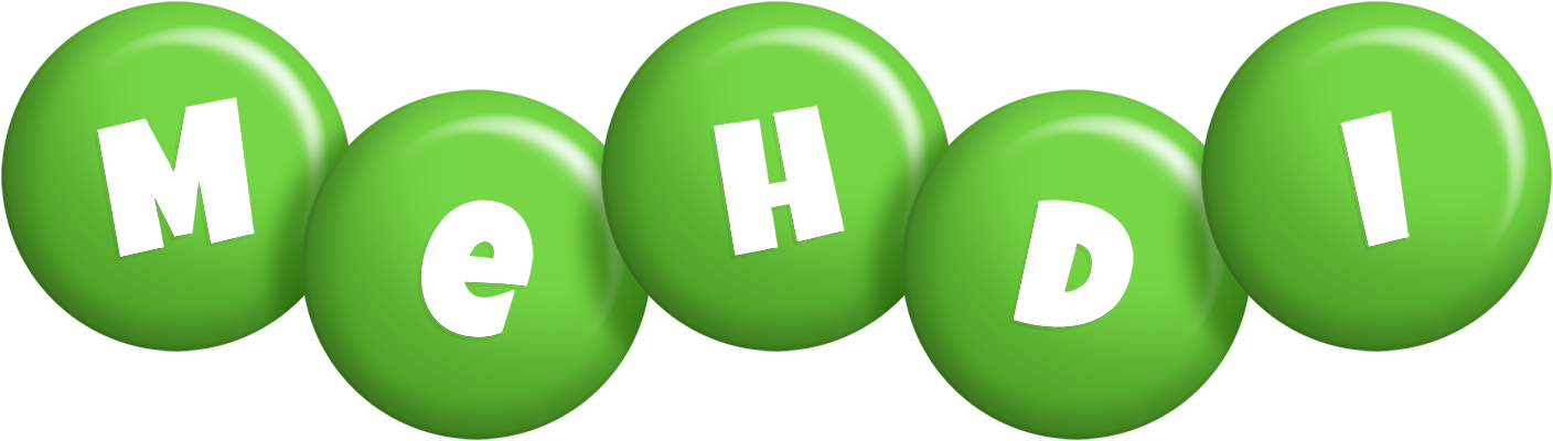 Mehdi candy-green logo