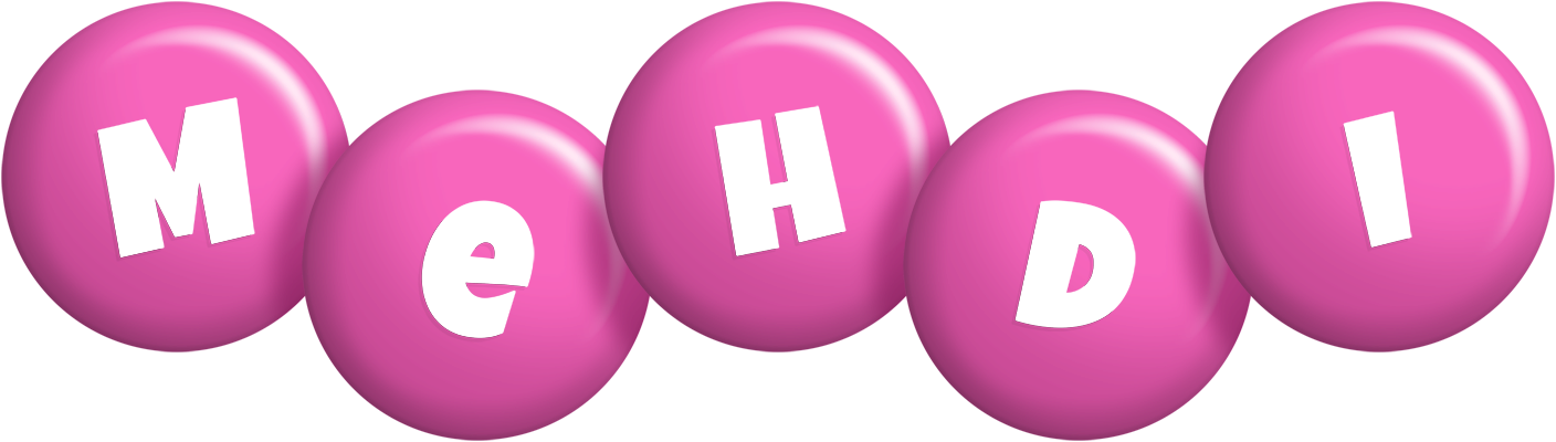 Mehdi candy-pink logo