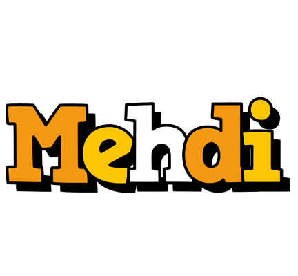 Mehdi cartoon logo