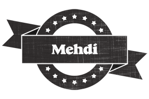 Mehdi grunge logo