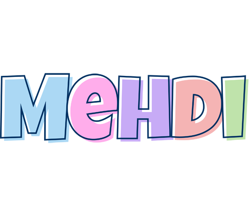 Mehdi pastel logo