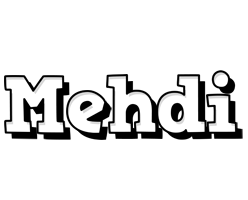 Mehdi snowing logo