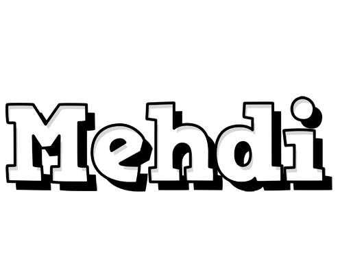 Mehdi snowing logo