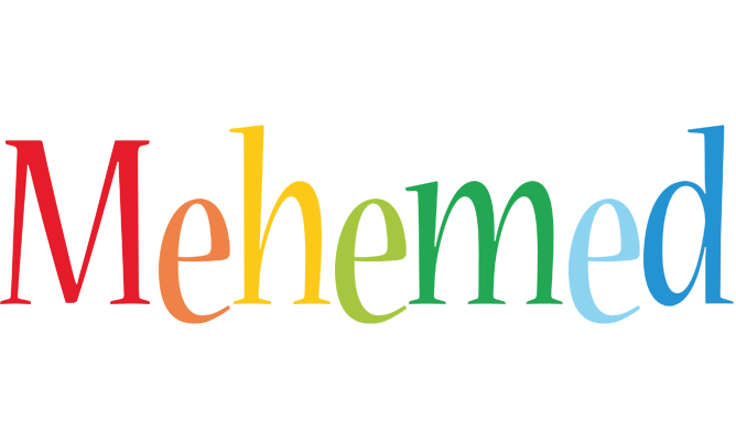 Mehemed birthday logo