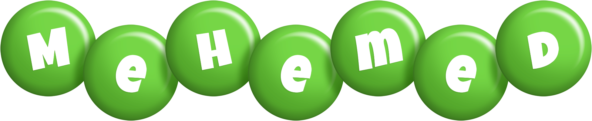 Mehemed candy-green logo