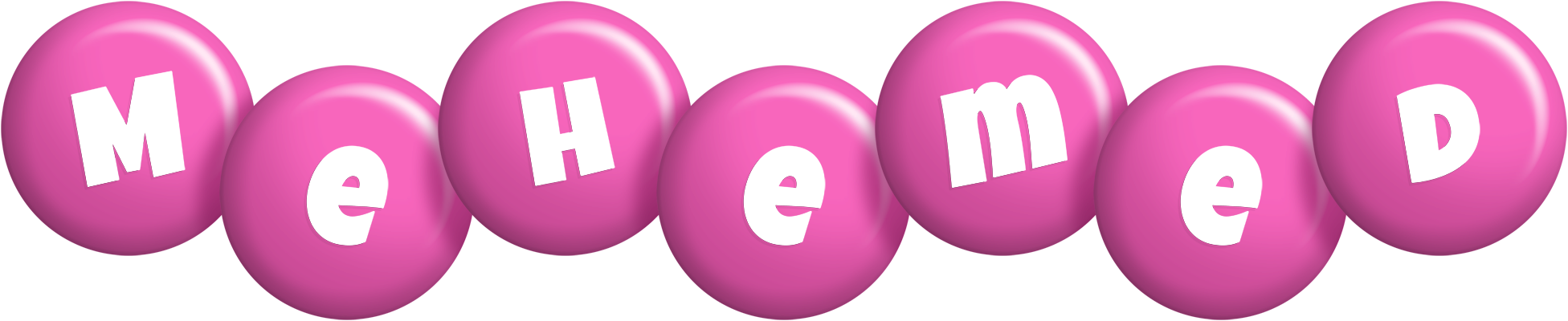Mehemed candy-pink logo