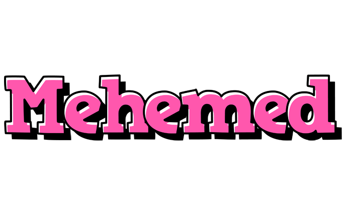 Mehemed girlish logo