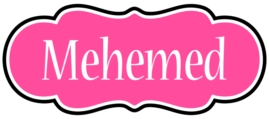 Mehemed invitation logo