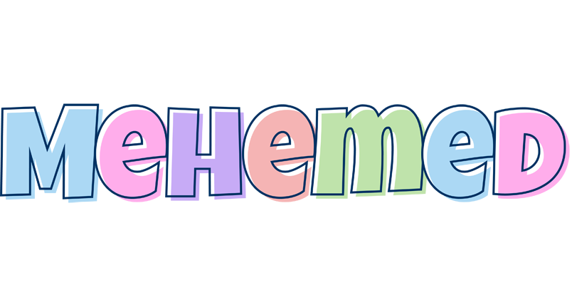 Mehemed pastel logo