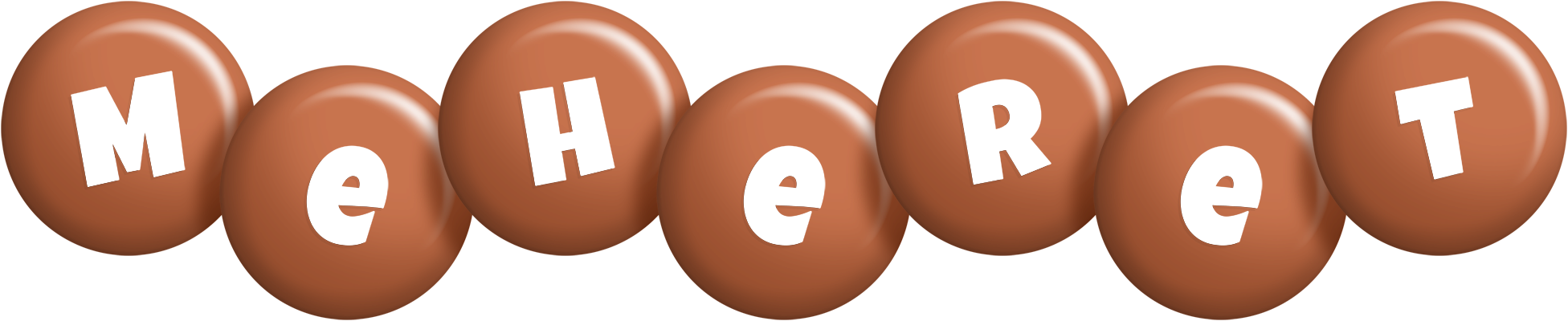 Meheret candy-brown logo