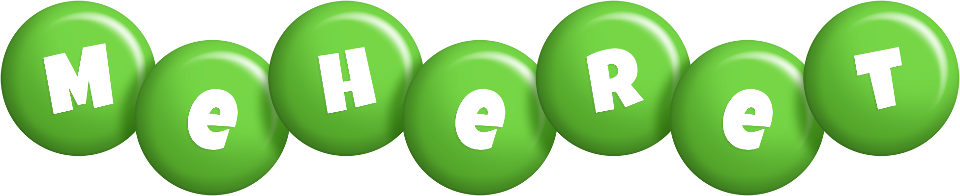 Meheret candy-green logo