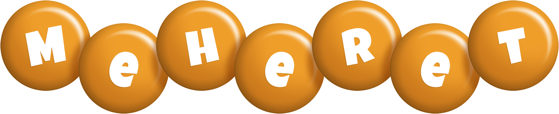 Meheret candy-orange logo