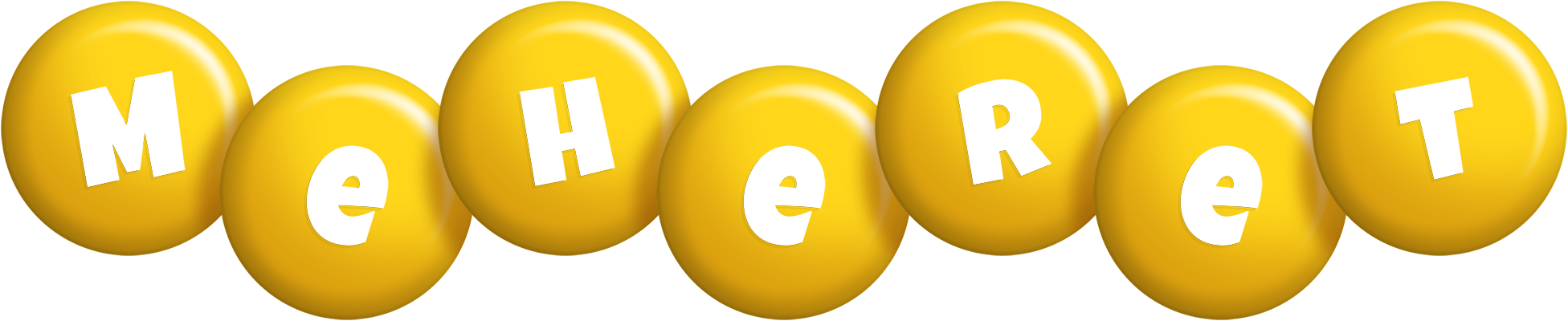 Meheret candy-yellow logo