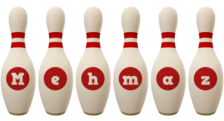 Mehmaz bowling-pin logo